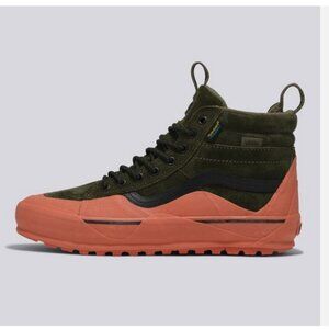 New Vans Sk8-Hi Dip MTE-2 Olive/Orange Sneakers High-Top Shoes 2023